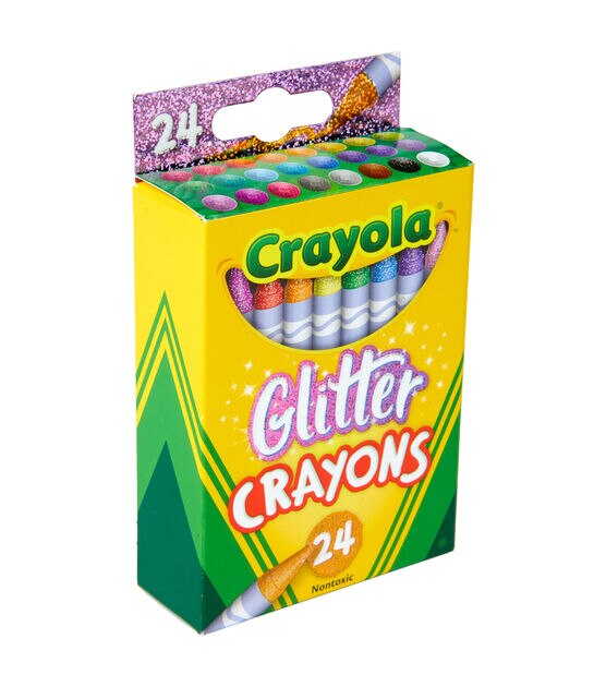 Crayola 4.5" Glitter Crayons 24ct, , hi-res, image 3
