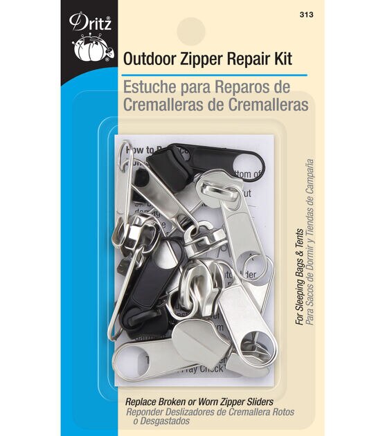 joaoxoko Zipper Repair Kit,12Pcs Zipper Pull Replacement for