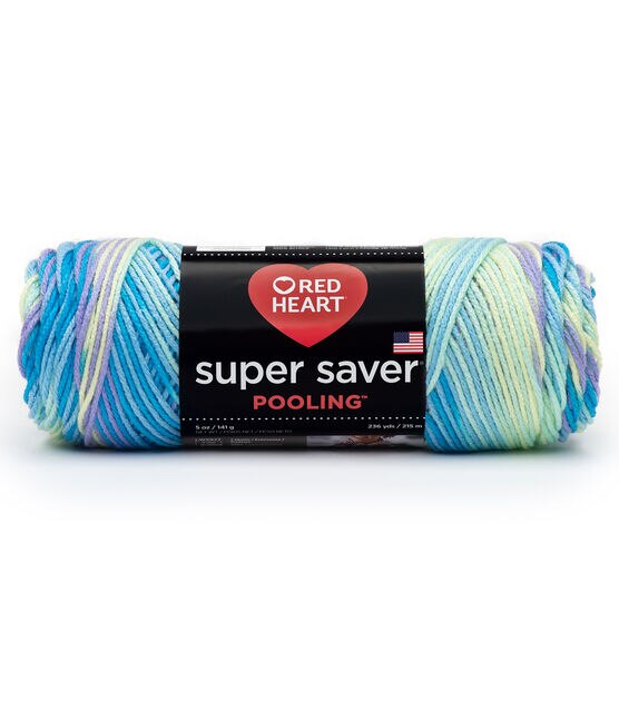 Red Heart Super Saver Jumbo Yarn 4 Bundle