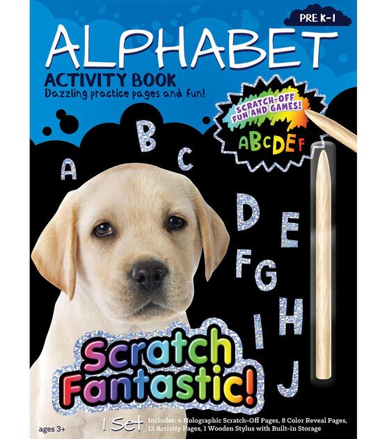 Bendon 25ct Alphabet Scratch Fantastic Activity Book