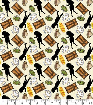 Seinfeld Kramer Icons Pop Culture Cotton Fabric (2 Yards Min.) - Licensed & Character Cotton Fabric - Fabric