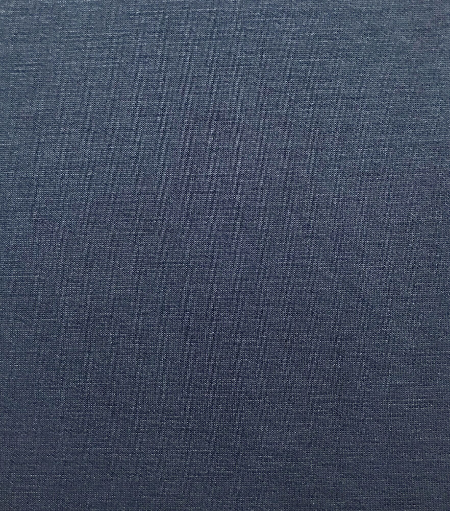 Solid Modal Blend Knit Fabric, Blue, swatch, image 2