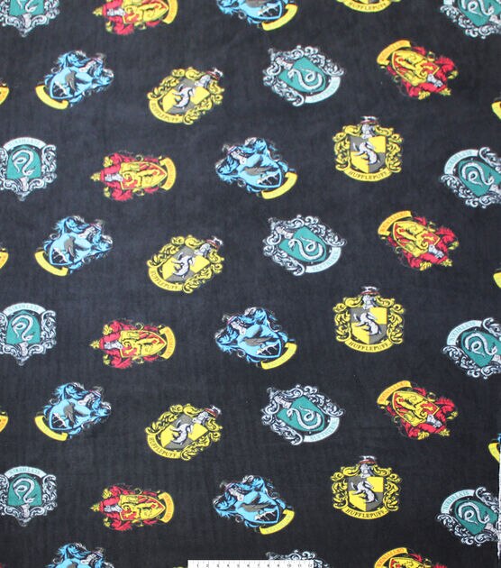 Harry Potter Fleece Fabric 58 Houses - Licensed & Character Fleece Fabric - Fabric - Joann Fabric and Craft Stores