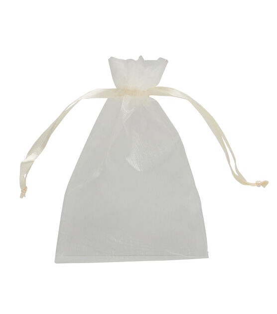 6 X 10 Organza Pouches Bags Moss Pkg/12 