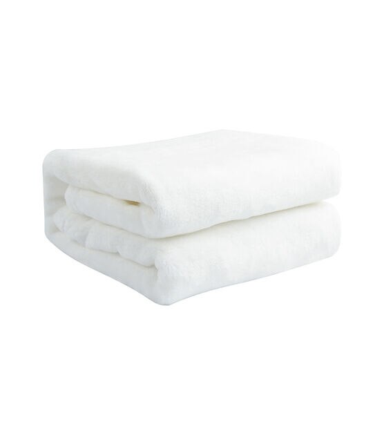 Mink Touch White Sublimation Baby Blanket - Fleece Blankets