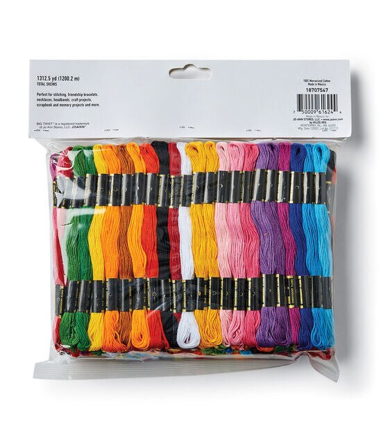 Big Twist 100ct Color Wheel Floss Organizer - Big Twist Yarn - Yarn & Needlecrafts