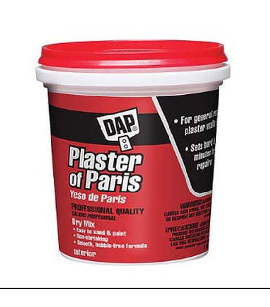 Plaster of Paris 4.5lbs White Dry Mix Box