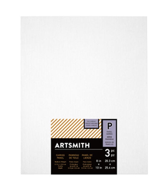 Bview Art 8x10 Inch 100% Cotton Artist Canvas Boards Primed White  Stretched Canvas For Painting