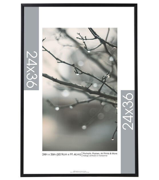 24x36 Framed Print, Black Frame - Canvas On Demand®