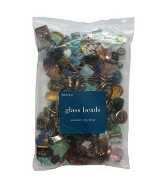 16oz Multicolor Glass Beads by hildie & jo