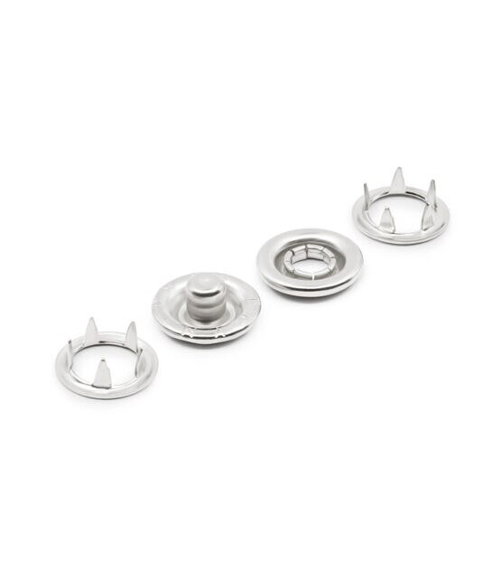 Dritz Snap Fasteners 7/Pkg Nickel.