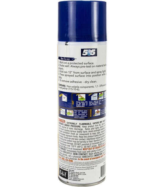 Odif 505 Spray & Fix 11.7oz Temporary Fabric Adhesive, , hi-res, image 2