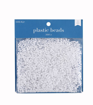 6mm White Round Pearl Beads 120pk by hildie & jo