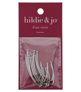 hildie & Jo 2pk Silver Metal Clip On Screw Back Earrings - Earring Findings - Beads & Jewelry Making - JOANN Fabric and Craft Stores