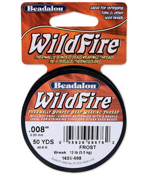 Fireline Braided Bead Thread - 6 lb - Crystal – www.