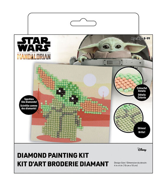 Modern Merch Starwars Diamond Art Kits for Adults Disney, Star Wars Diamond  Painting Kits Grogu and The Mandalorian Baby Yoda Diamond Dots Arts and  Crafts for Adults : : Home & Kitchen