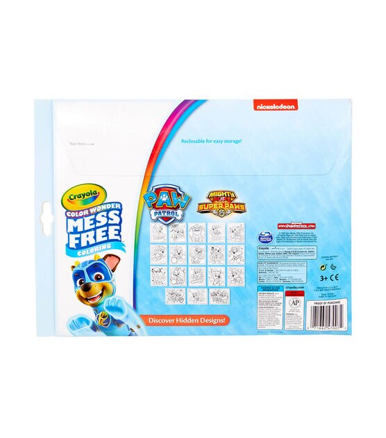 PAW Patrol Coloring Stamper and Activity Set, Mess Free Craft Kit for