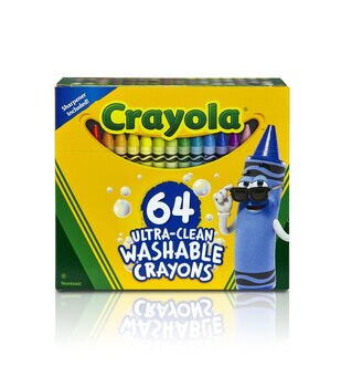 Pack of 6 Window Crayons in 6 Bright Colours. Draw on Glass and