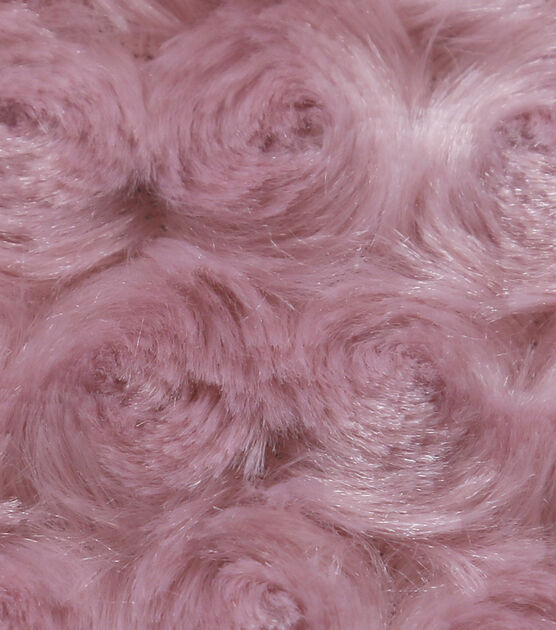 Faux Fur Swirl Design Fabric