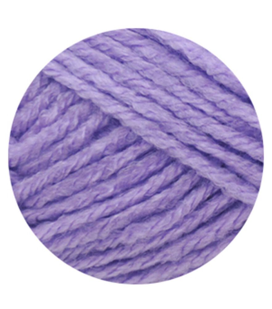 Petite 87yds Worsted Acrylic Yarn by Big Twist, Lilac, swatch, image 10