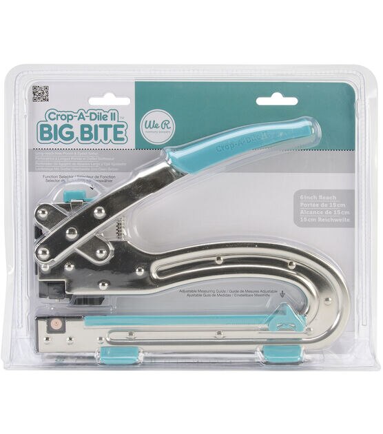 We R Memory Keepers Crop-A-Dile Big Bite Hole Punch & Eyelet Setter