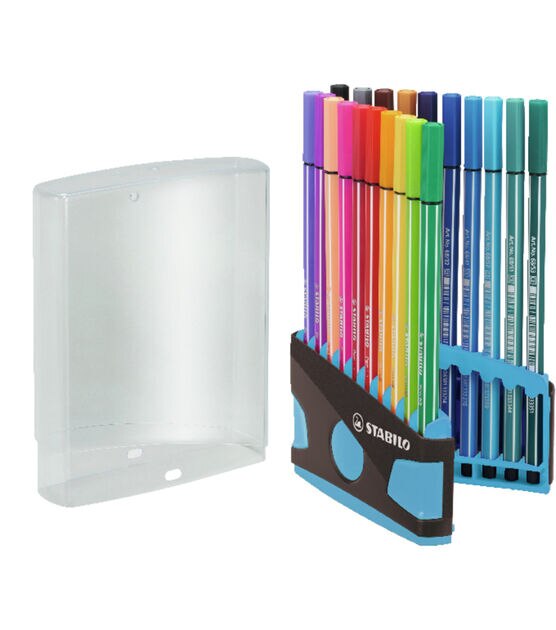 Stabilo Pen 68 Marker Set Metal Box Set of 20 