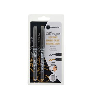 Manuscript CalliCreative Italic Calligraphy Marker Set 12 Colors Fine