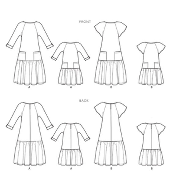 Simplicity S9057 Children's & Misses Dress Sewing Pattern | JOANN