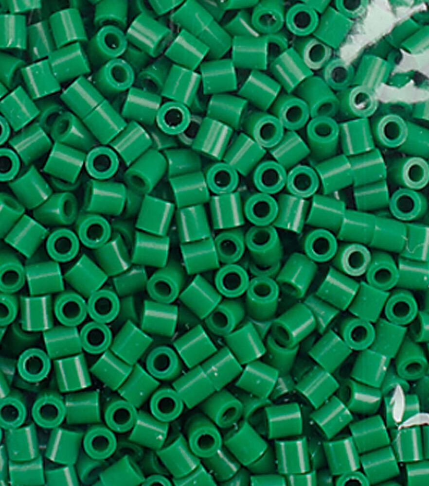 Perler 6000pc Beads, Dark Green, swatch, image 1