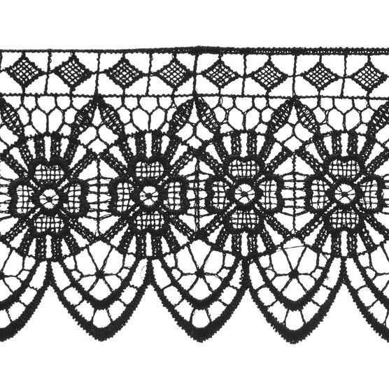 Simplicity Venice Lace Trim 2.75'' Black