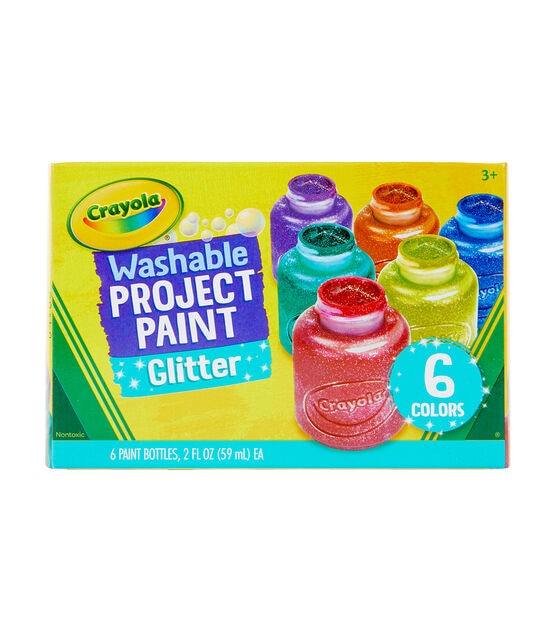 Spill Proof Washable Childrens Paints, 8 Count, Crayola.com