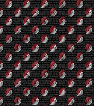 NBA Portland Trail Blazers Plaid Logo Cotton Fabric, JOANN in 2023