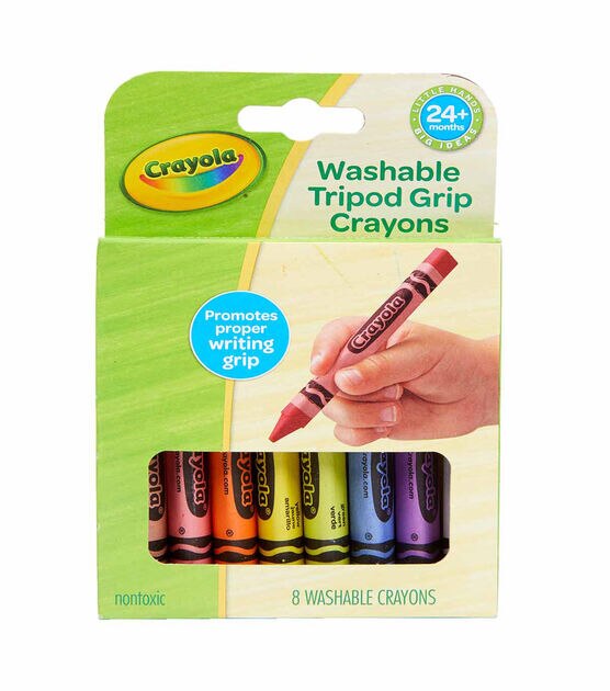  Crayola My First Triangular Crayons 8ct : Toys & Games