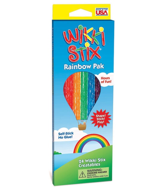 Wikki Stix Rainbow Pack, 24 Wikki Stix