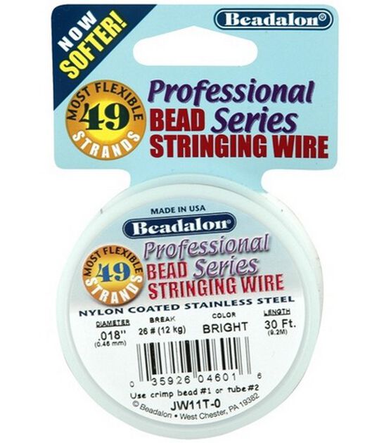 Beadalon 49 Designer Series Bead String Wire