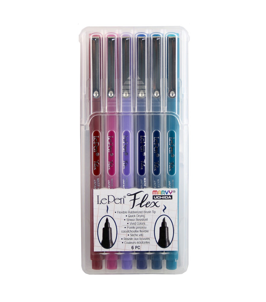 Uchida Color In™ Pastel Brush Tip Marker Set