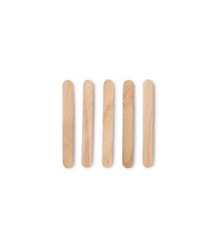 6 Thin Wood Craft Sticks 75pk by Park Lane