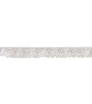 Simplicity Eyelet Beaded Galloon Trim 2.25