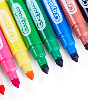  Crayola Super Tips Marker Set (100ct), Fine Point Washable  Markers, Drawing Markers for Kids & Adults, Great for Thick & Thin Lines :  Arts, Crafts & Sewing
