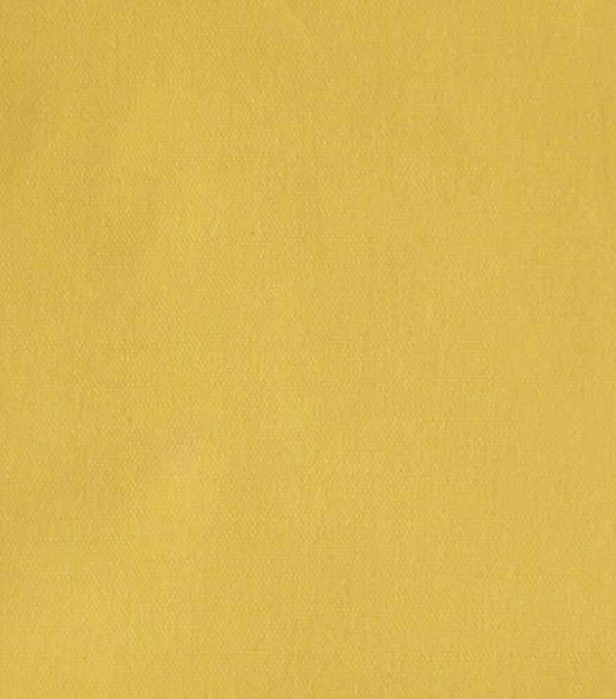 Cotton Canvas Fabric, Yellow Dk, swatch, image 6
