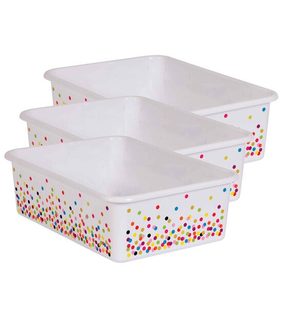 Teacher Created Resources Plastic Storage Bin Large 16.25 X 11.5