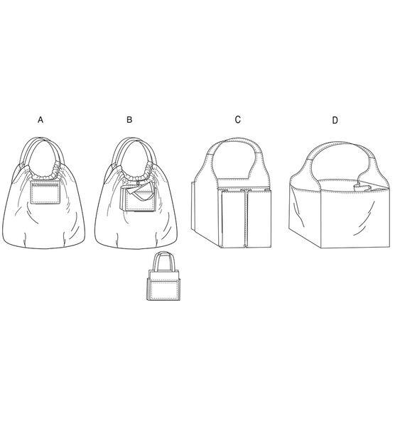 Simplicity S9533 Tote Bag Sewing Pattern, , hi-res, image 5