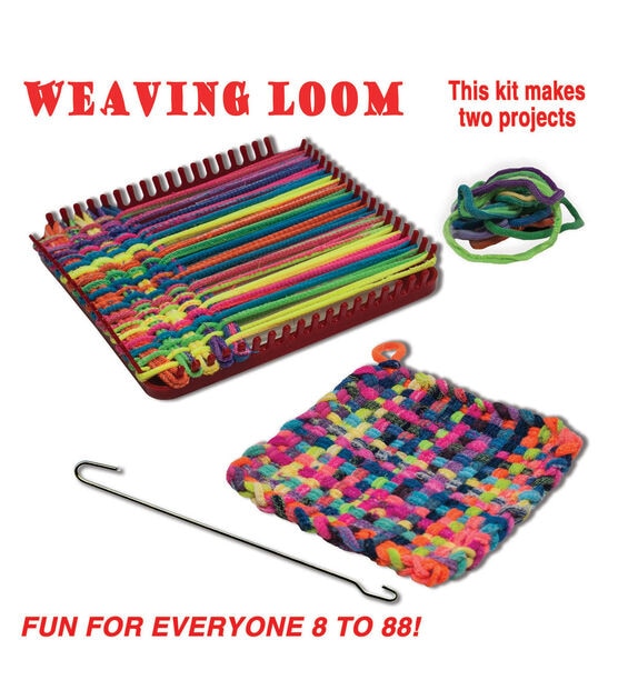 Cabilock 768 pcs Elastic Braided Rope Arts & Crafts Supplies Woven Coasters  zirtek adultos Kids Weaving Loom kit potholder Loom kit Loom potholder