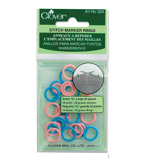 Clover Soft Stitch Ring Markers  One BIG Happy Yarn Co. – One Big