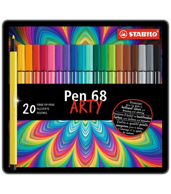 Stabilo Pen 68 Metal Tin 20 Color Set | JOANN
