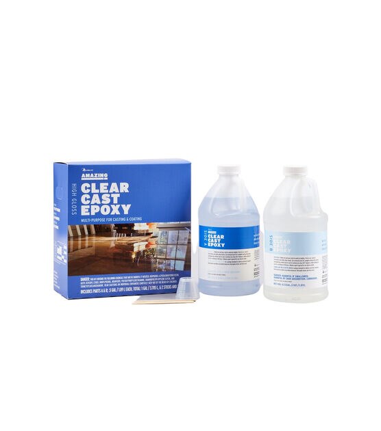 Clear Epoxy Casting Resin Epoxy 1.5 Gallon Kit 192 Oz Total 