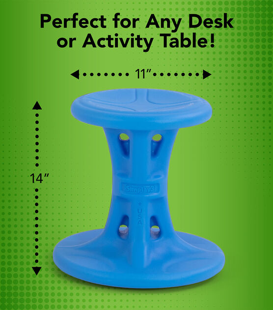 Simplay3 Big Wiggle Chair - Blue 14 in