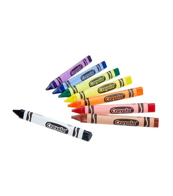 Crayola Jumbo Crayons, 8 Toddler Crayons, Assorted Colors : Arts, Crafts &  Sewing 