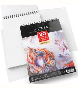 Kingart Mixed Media 2 Pack 8x10 Sketchbook 60pk