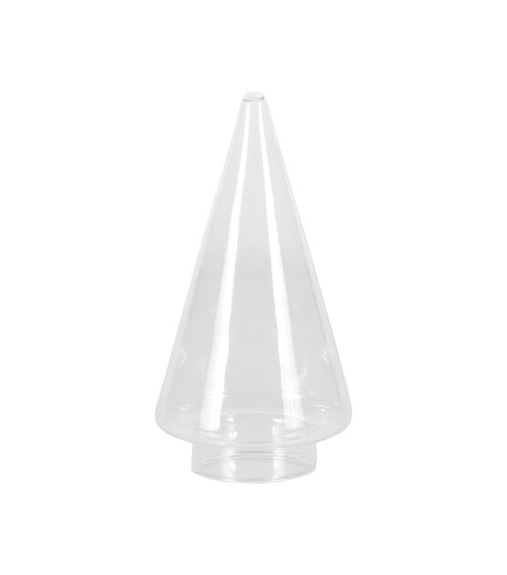 6" Christmas Clear Glass Tree by Place & Time